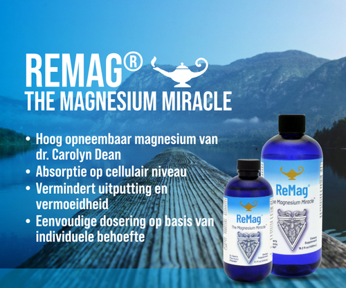ReMag - The Magnesium Miracle | Pico-ionisch vloeibaar magnesium van dr. Dean - 480 ml