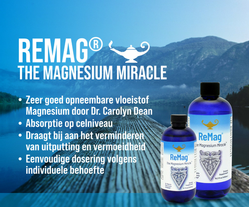 ReMag - The Magnesium Miracle | Dr Dean's Pico-ion Vloeibaar Magnesium - 240ml