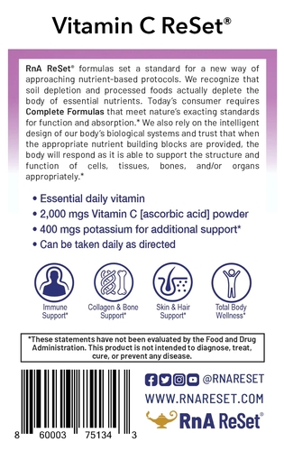 Vitamin C ReSet - Vitamine C - Poederdrank